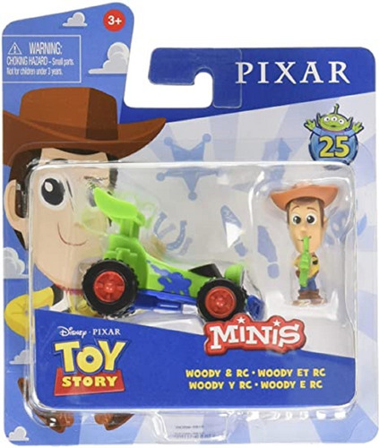 Toy Story Mini Vehiculo Modelo Woody & Rc