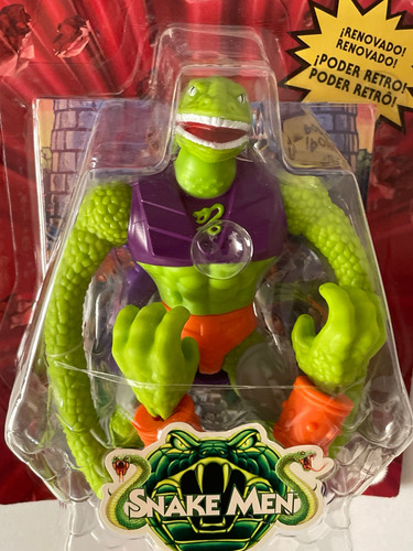Sssqueeze Snake Men Motu Origins Wave 14 Squeeze Retro Play (Usado)