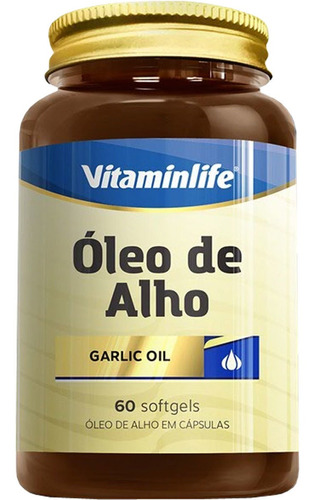 Imagem 1 de 2 de Óleo De Alho 60 Softgels - Vitaminlife