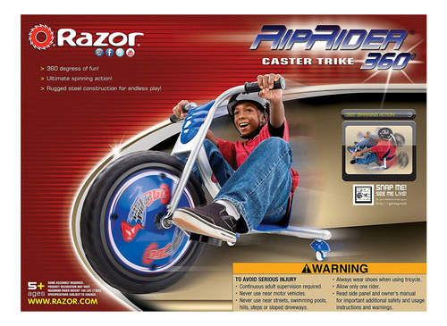Razor Riprider Triciclo De Ruedas 360