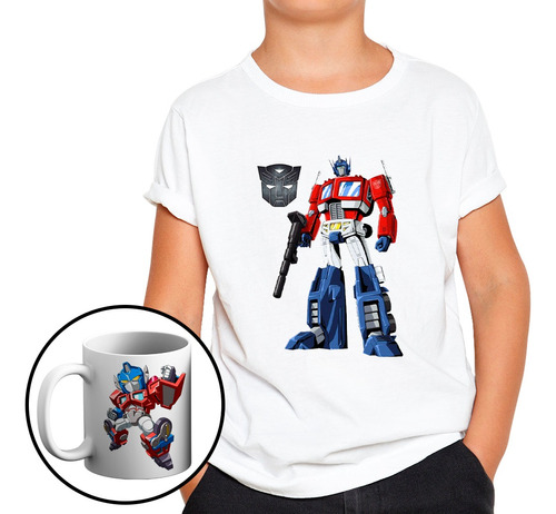 Remera Transformer Optimus Prime Bumblebee Autobots 