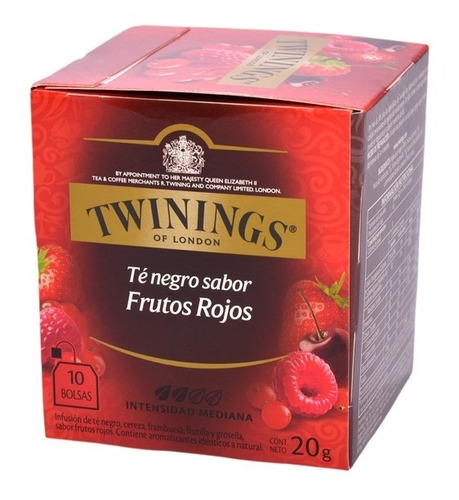 Twinnings Tea - 4 Frutos Rojos - 10 Sachets