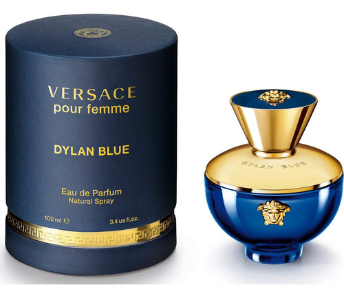 'versace Dylan Blue Eau De Parfum 3.4 Oz Spray Para Mujer'