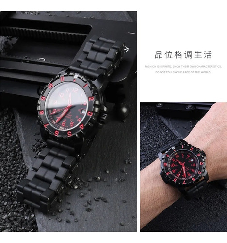 Para Pulseira De Relógio De Aço Inoxidável Integrada Luminox
