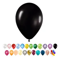 Comprar Globos Perlados 12 Pulgadas X 25 Un Cotillon Carioca Fiesta Color Negro