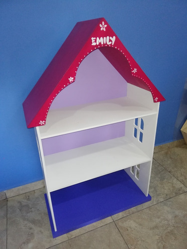 Casita De Muñeca Barbie En Mdf