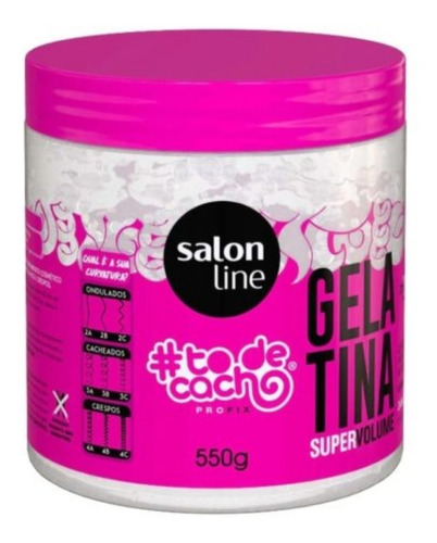 Gelatina Volumen To De Cacho 550g - Salon Line 