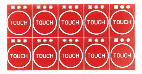 Boton Touch Sensor Capacitivo Arduino Ttp223 10 Pzas.