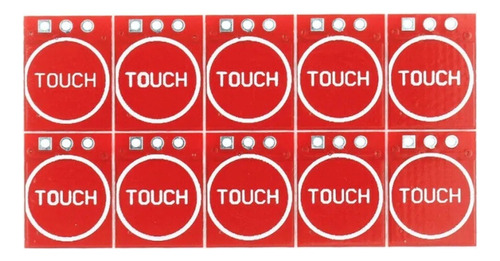 Boton Touch Sensor Capacitivo Arduino Ttp223 10 Pzas.