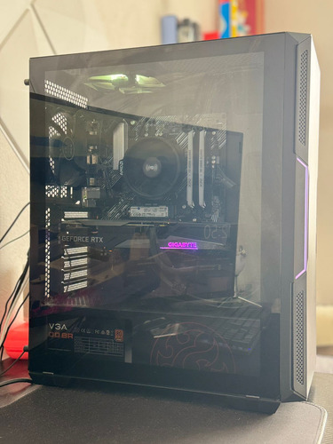 Pc Gamer + Monitor + Micrófono Profesional (Reacondicionado)