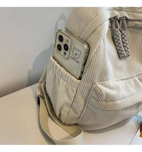 Mochila Mini De Pana Moderna Para Mujer Sencilla