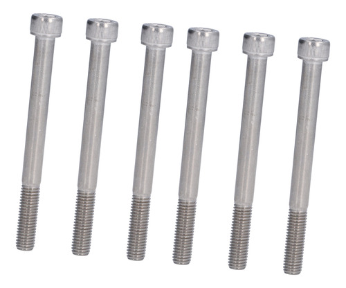10 Tapones De Cabeza Cilíndrica Hexagonales De Acero Inoxida
