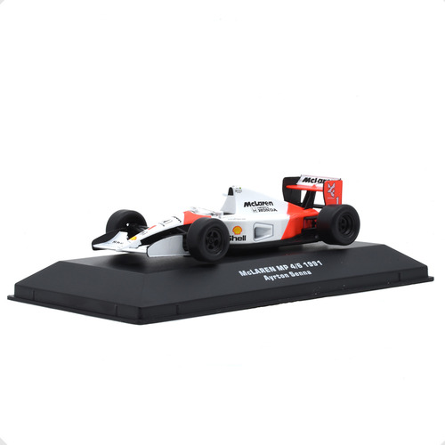 Miniatura Mclaren Mp 4/6 1991 Senna Lendas Colecionáveis Ed6