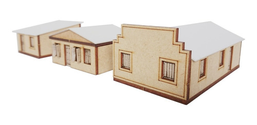 Maquete Casas Antigas Kit Abc Ferromodelismo Ho