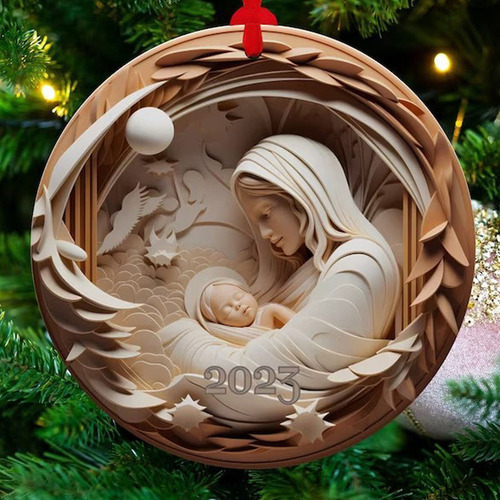 Enfeite De Natal 2023, Decoração De Natal, Presente De Natal