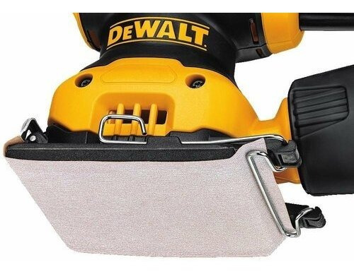 Lijadora Orbital 1/4hoja +bolsa Recolectora Dewalt Dwe6411b3 Color Amarillo Frecuencia 50 Hz/60 Hz
