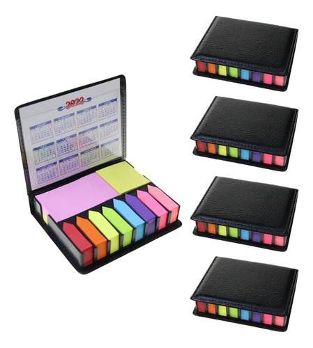 5 Estuches De Notas Adhesivas Postists, Memo Tip Sticky Note