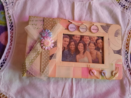 Bello Album Para Fotos Tamaño Postal 10 X 15 Cms