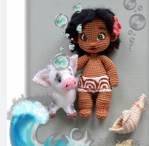 Amigurumi Receita Moana Passo A Passo Em Portugues Mercado Livre