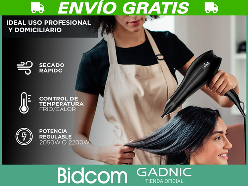 Secador De Pelo Profesional Tecnología Ceramic Gadnic S2400