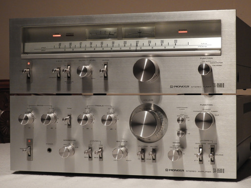 Amplificador Pioneer Sa-9500ll Y Tx-9500ll Plateado 80 W (Usado)