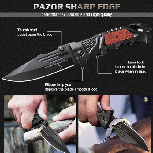 Canivete Boker Kalashnikov Tático Militar Caça Premium