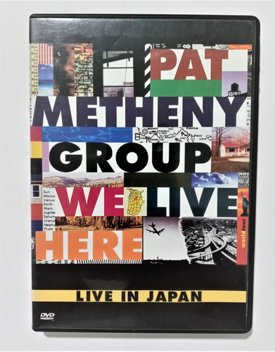Pat Metheny Group Dvd We Live Here Live In Japan Concierto (Usado)