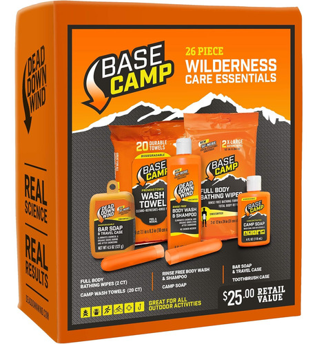 Kit De Higiene De Campamento Base, 26 Piezas