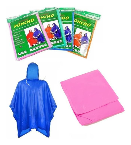 Poncho Ligero Impermeable Evite La Lluvia