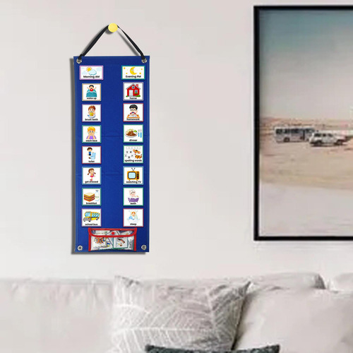 Calendario Visual Para Niños, 70 Piezas, Tarjetas De