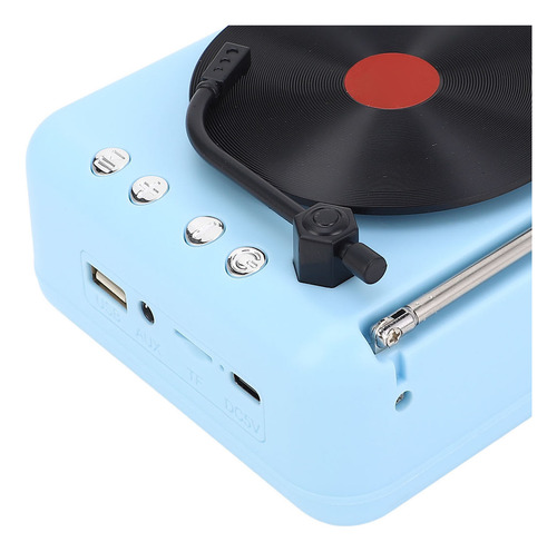 Altavoz Retro Estilo Tocadiscos, Calidad De Sonido Hifi Bt5.
