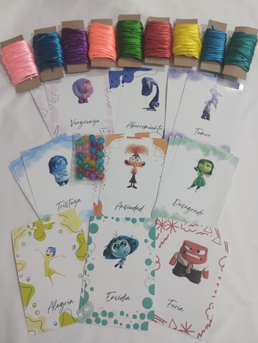 Combo Para Realizar 25 Pulseras De Intensamente