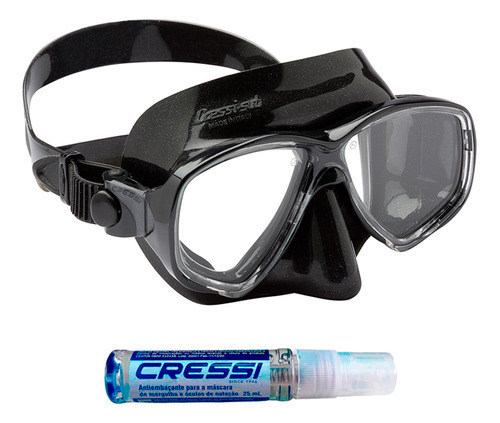 Máscara Cressi Marea & Anti-fog Cor Preto