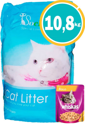 Piedra Sanitaria Gel Gato 9,6 Kg + Envío Gratis*