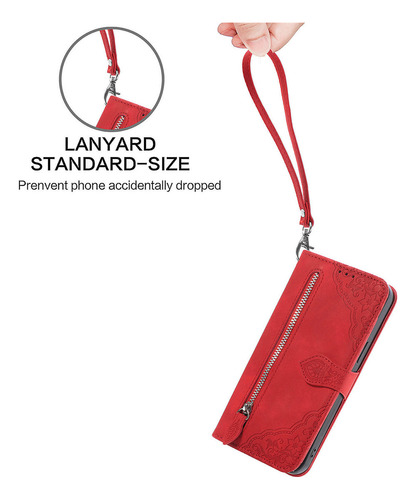 Funda Para Teléfono Oppo A18 A17 A16 A15 A12 Funda De Piel Tipo Cartera