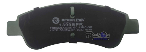 Pastilla Freno Tra Brake Pak  Para Citroen Jumper