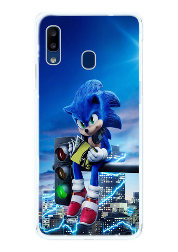 Capinha Compatível Samsung A20 Sonic Azul