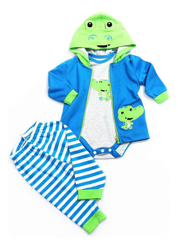 Medylove Reborn Baby Doll Clothes Boy Crocodile Set For 17-
