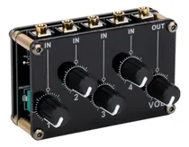Comprar Entrada Do Mixer Mixer Mixer Mini Audio 4 Em 1 Saída Estéreo