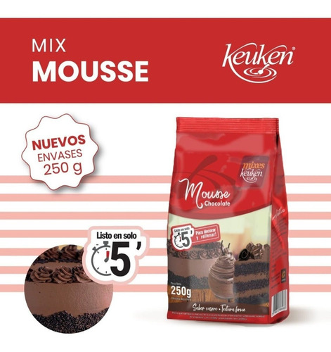 Mousse De Chocolate X 250grs   Keuken
