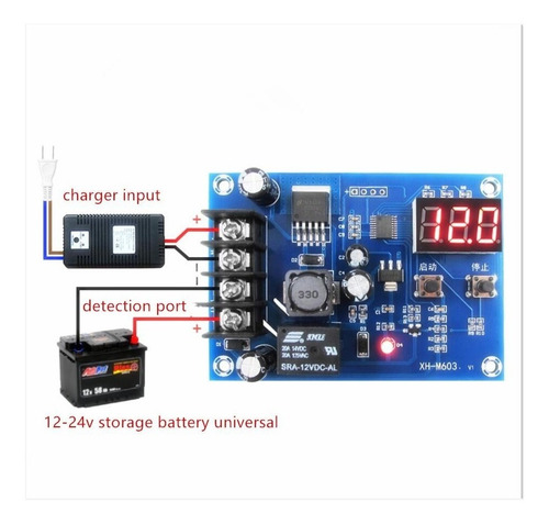 Controlador De Carga 20a 12/24v Bateria Ajustável