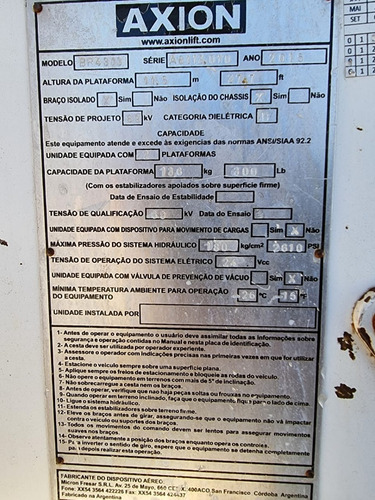 Imagem 13 de 15 de Volkswagem 13-190 4x2 Ano 2015 Cesto Aereo Linha Viva Duplo