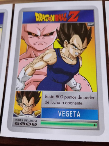 Carta Dragon Ball Sd, Vegeta Bu 1897