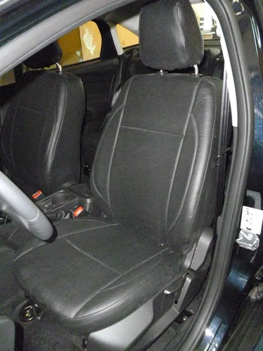 Imagen 4 de 4 de Fundas Cubre Asientos En Cuerina Premium Toyota Hilux 2005 A 2015 -carfun-
