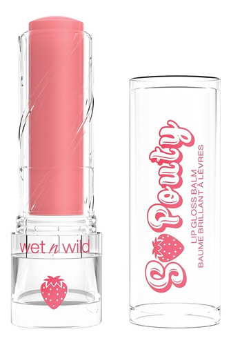 Wet N Wild Lip Gloss Hidratante Perfect Pout So Pouty Color Rosa