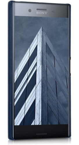 Imagen 4 de 6 de Funda Kwmobile Sony Xperia Xz Premium Leather Dark Blue