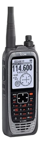 Radio Icom Aéreo Ic-a25n Cor Preto