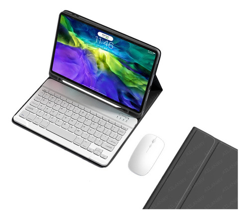 Funda Con Teclado+mouse Para iPad 9.7'' 5/6th Air 2/pro 9.7