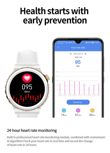 Imagen 5 de 10 de Relojes Mujer Hombre Smartwatch Inteligente Llamadas Retina