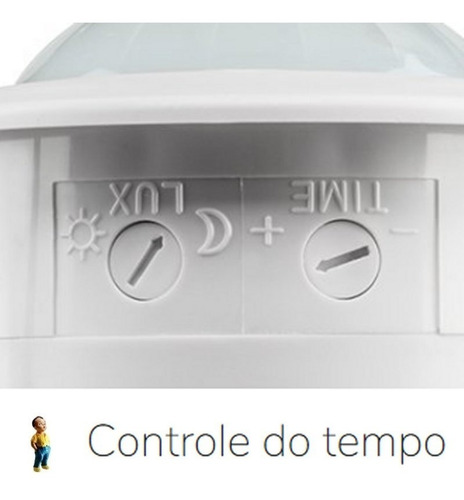 Imagem 3 de 5 de Esp 360 E Sensor De Presença P/ Iluminação Embutir Intelbras